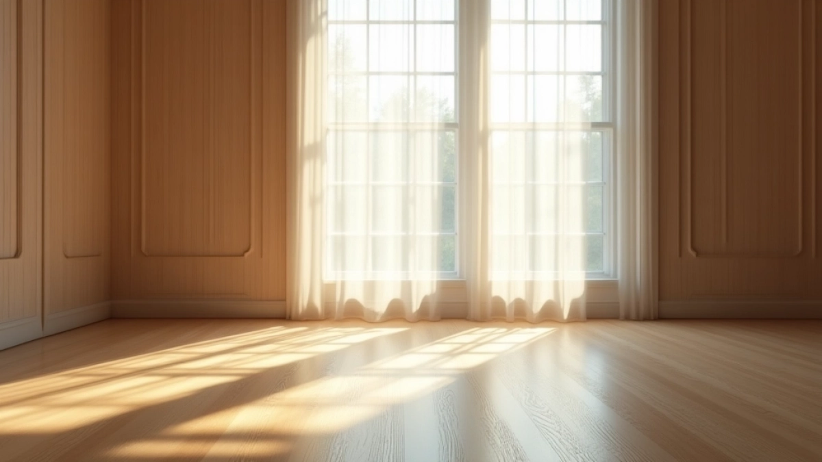 Jak układać panele względem okna