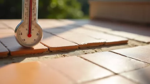 Do jakiej temperatury można układać płytki na zewnątrz