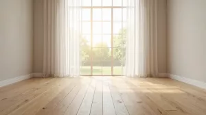 jak układać panele w stosunku do okna