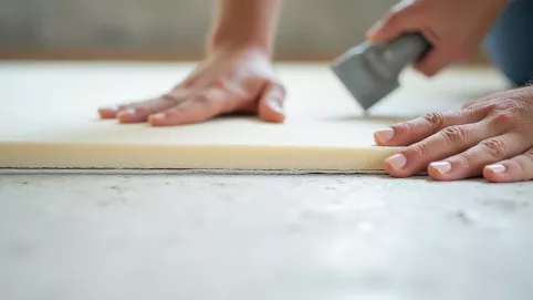 Układanie styropianu