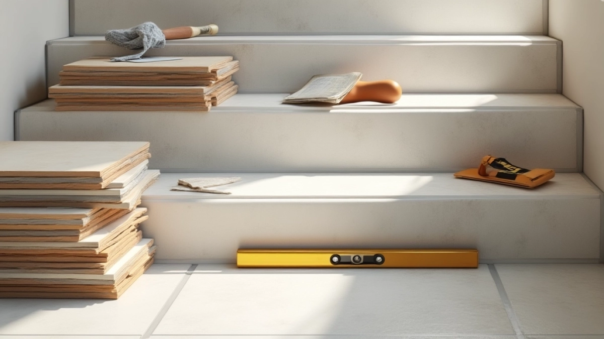 układanie płytek na schodach cena